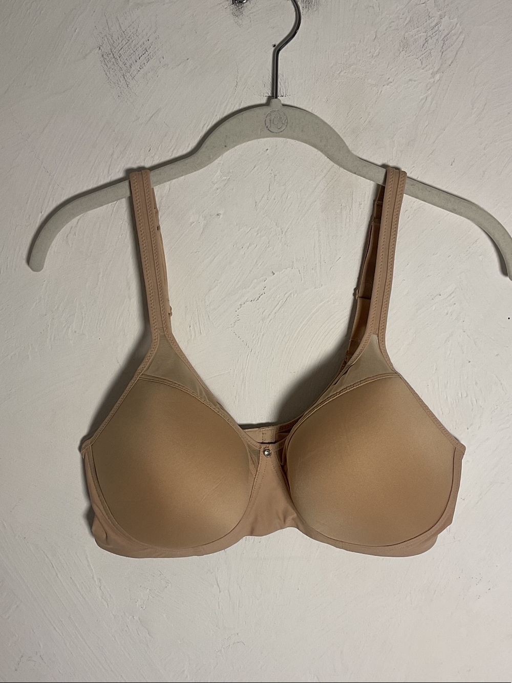 Bali One Smooth U Wireless Spacer Bra Size 40C Nude Convertible Straps